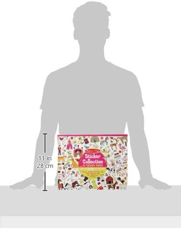 Melissa & Doug Activity Books/Pads Sticker Collection - Pink, Multi, 4247, 601000146738, 3 Years-And Up