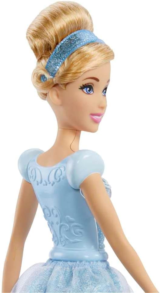 Mattel Disney Princess Tiana Doll in Sparkling Fashion with Removable Skirt, Tiara and Shoes, Posable & Collectible, Inspired by Movie