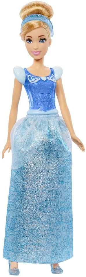 Mattel Disney Princess Tiana Doll in Sparkling Fashion with Removable Skirt, Tiara and Shoes, Posable & Collectible, Inspired by Movie
