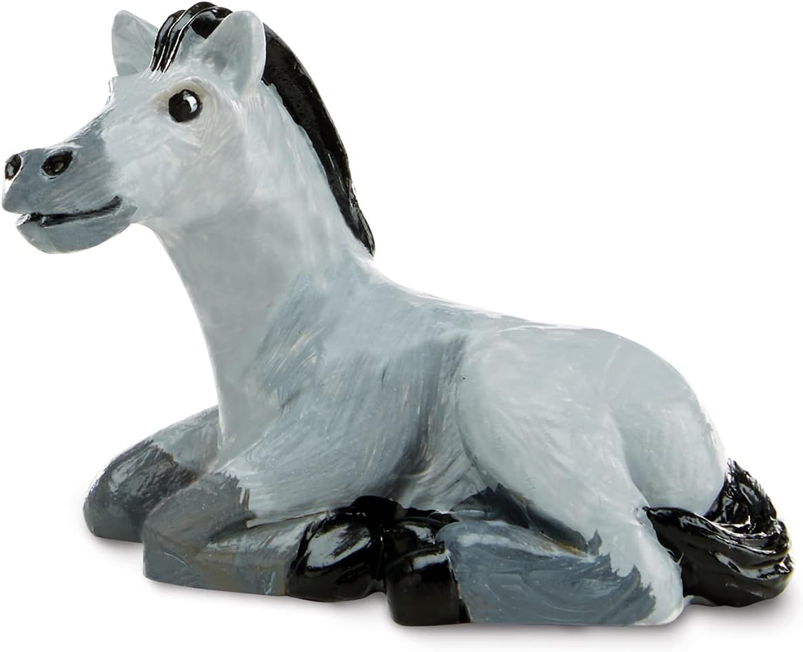 Melissa & Doug Decorate-Your-Own Horse Figurines Craft Kit (Includes 2 Resin Horses, 6 Pots of Paint, Paintbrush)