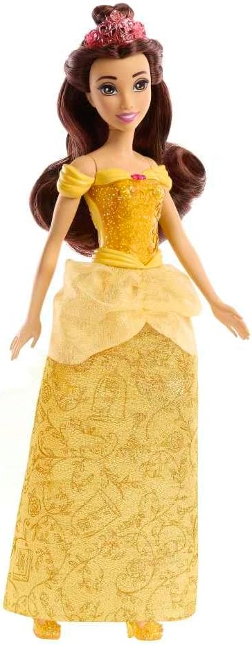 Mattel Disney Princess Tiana Doll in Sparkling Fashion with Removable Skirt, Tiara and Shoes, Posable & Collectible, Inspired by Movie