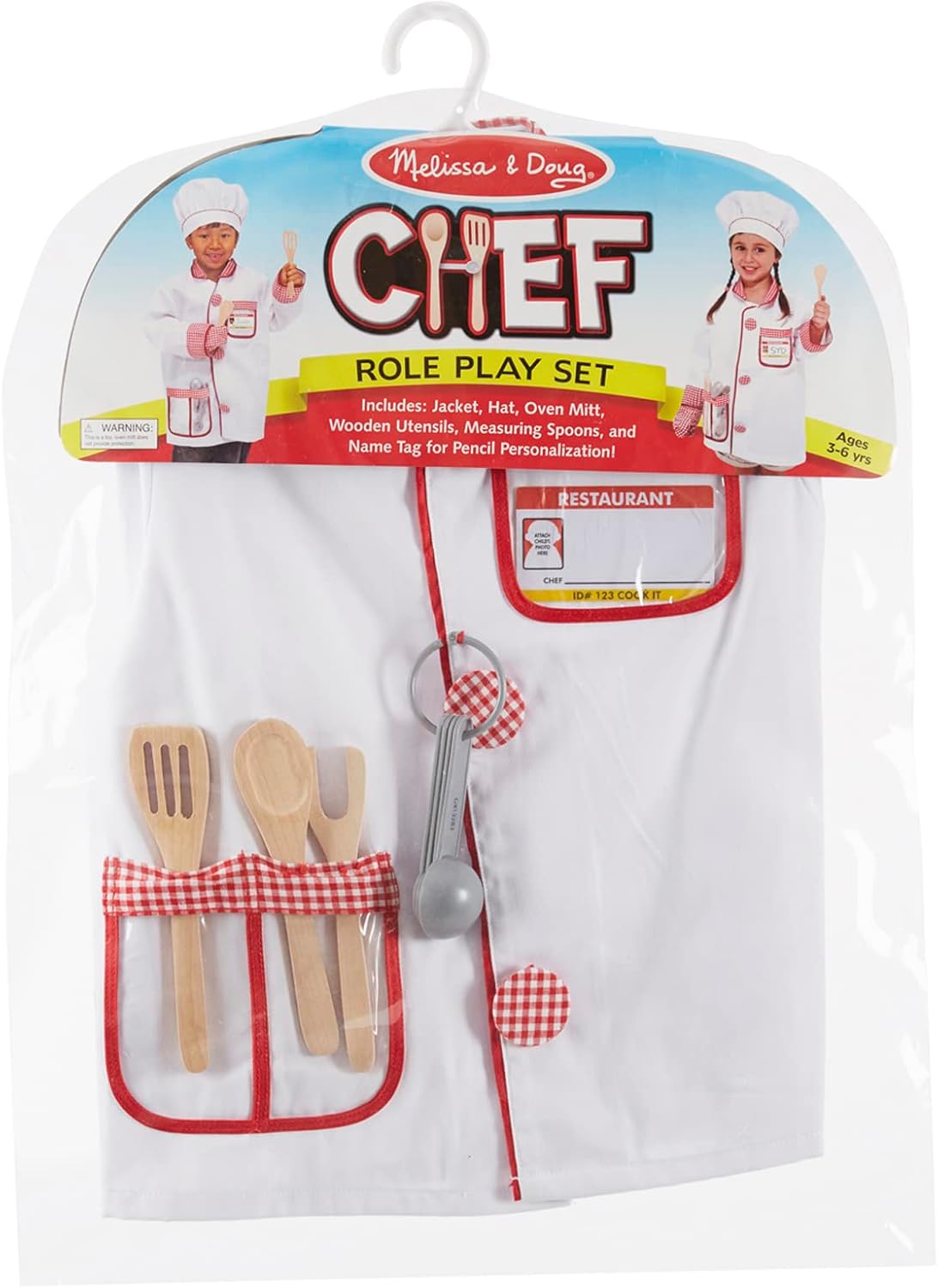 Melissa & Doug and Chef Role Play Costume Set