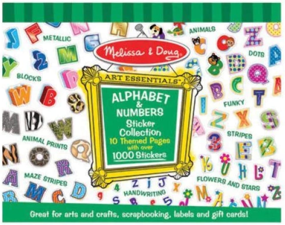 Melissa & Doug and Alphabet and Numbers Sticker Collection
