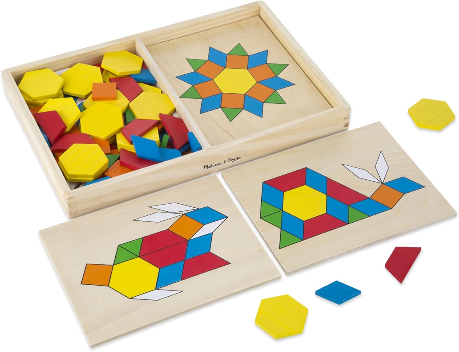 Melissa & Doug Melissa and Doug Pattern Blocks and Boards