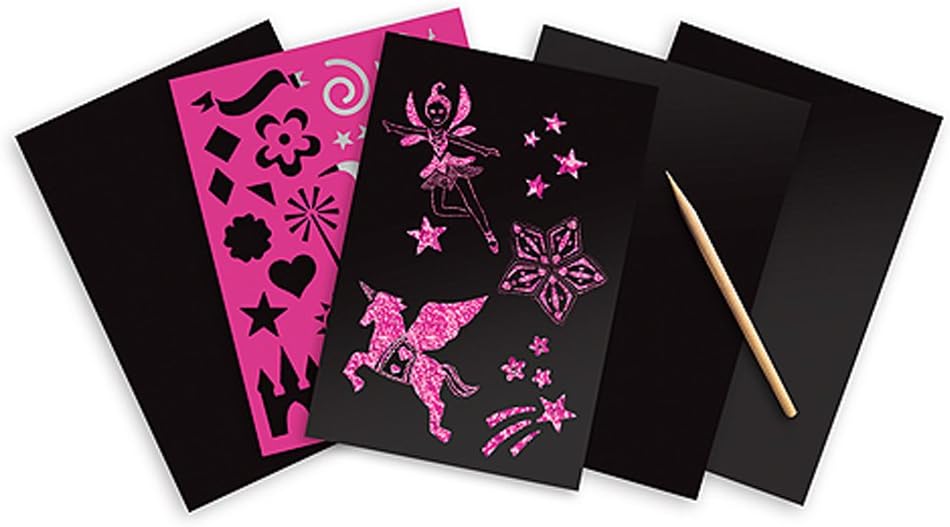 Melissa & Doug Scratch Art: Princess Pink Glitter Board - 4