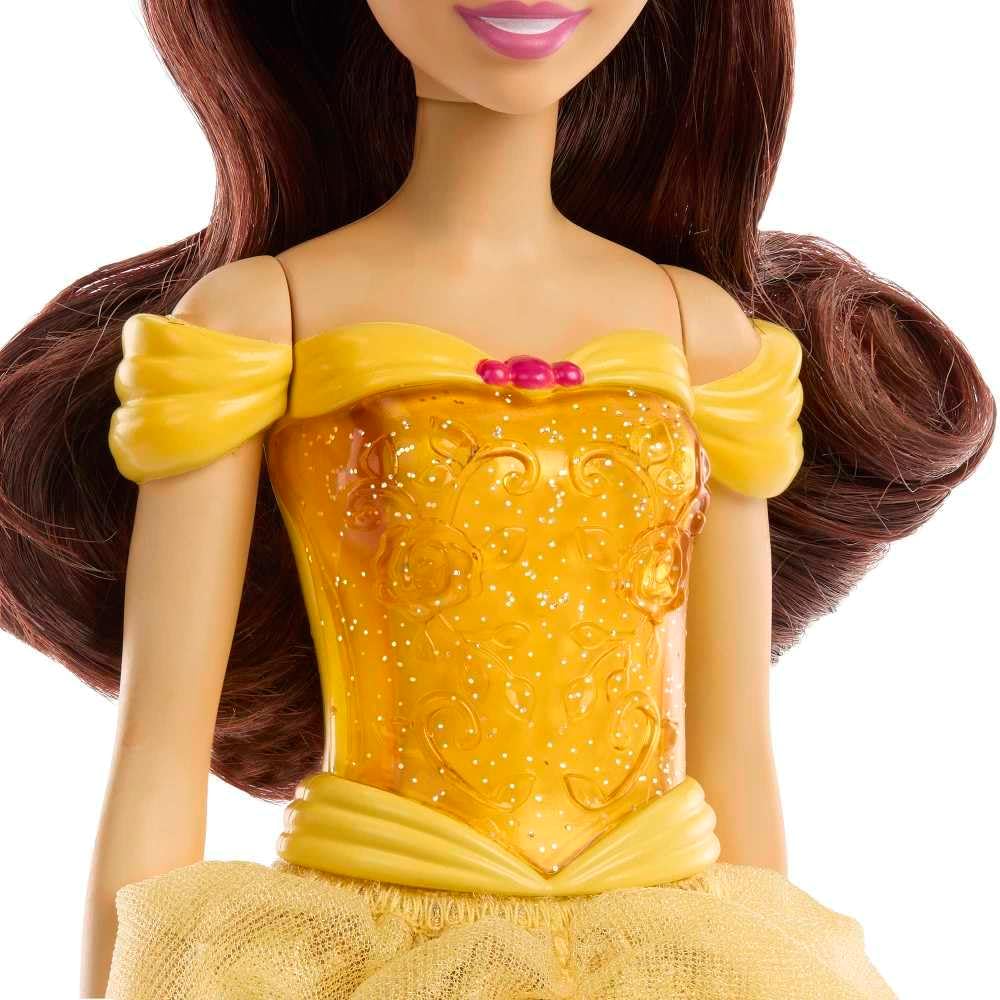 Mattel Disney Princess Tiana Doll in Sparkling Fashion with Removable Skirt, Tiara and Shoes, Posable & Collectible, Inspired by Movie