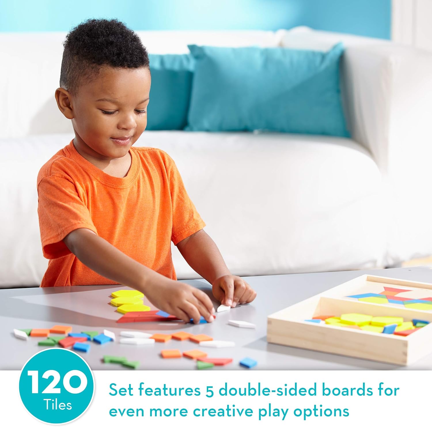 Melissa & Doug Melissa and Doug Pattern Blocks and Boards