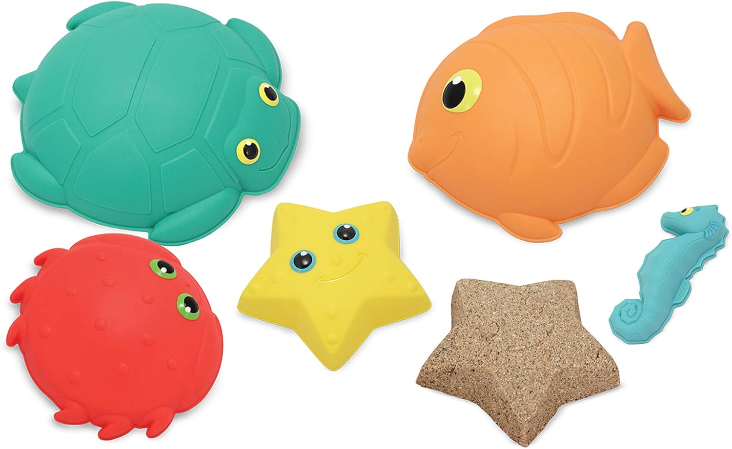 Melissa & Doug 6423 Seaside Sidekicks Sand-Molding Set
