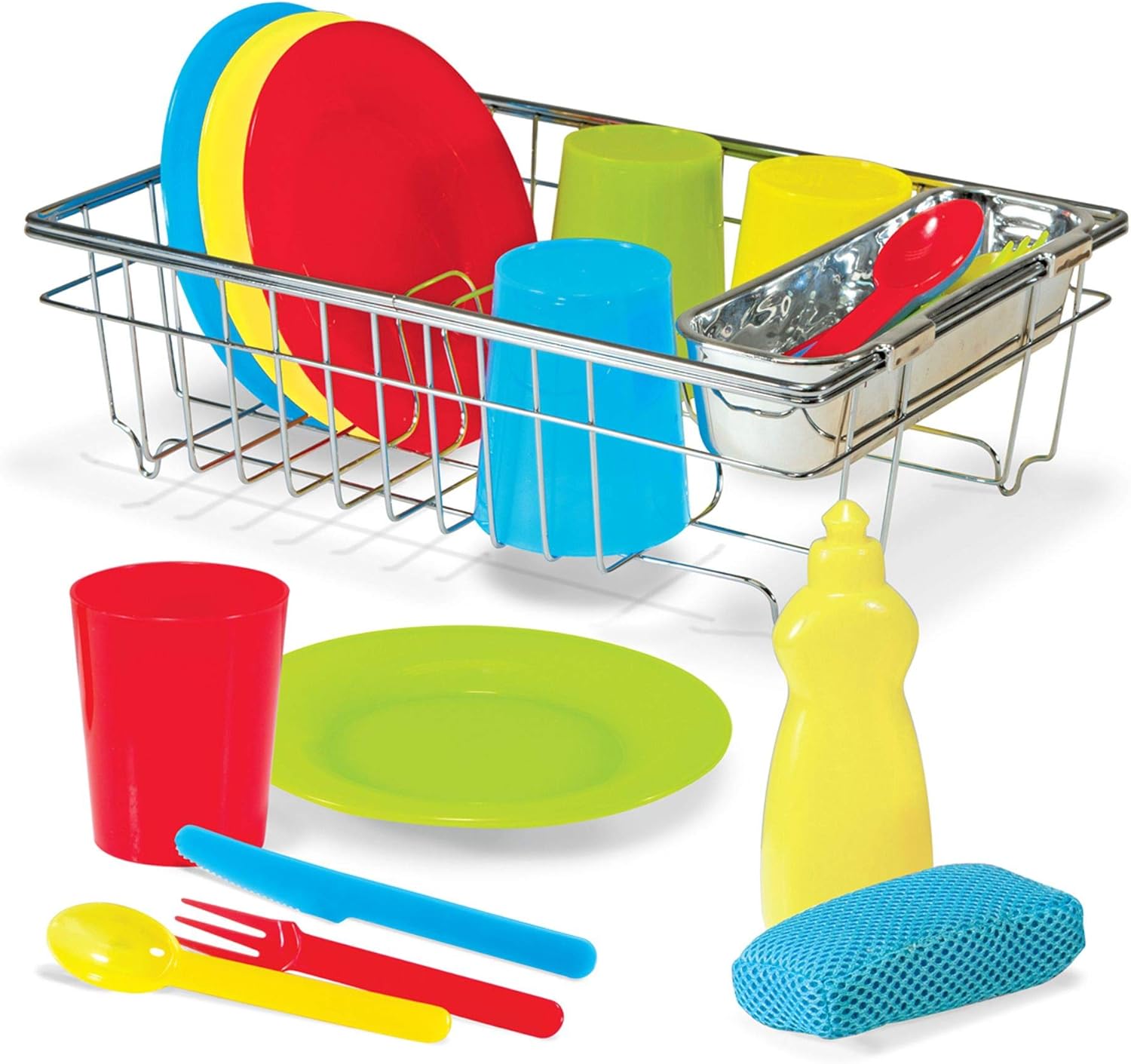 Melissa & Doug Let'S Play House - Wash and Dry Dish Set , Age 6-7 Years