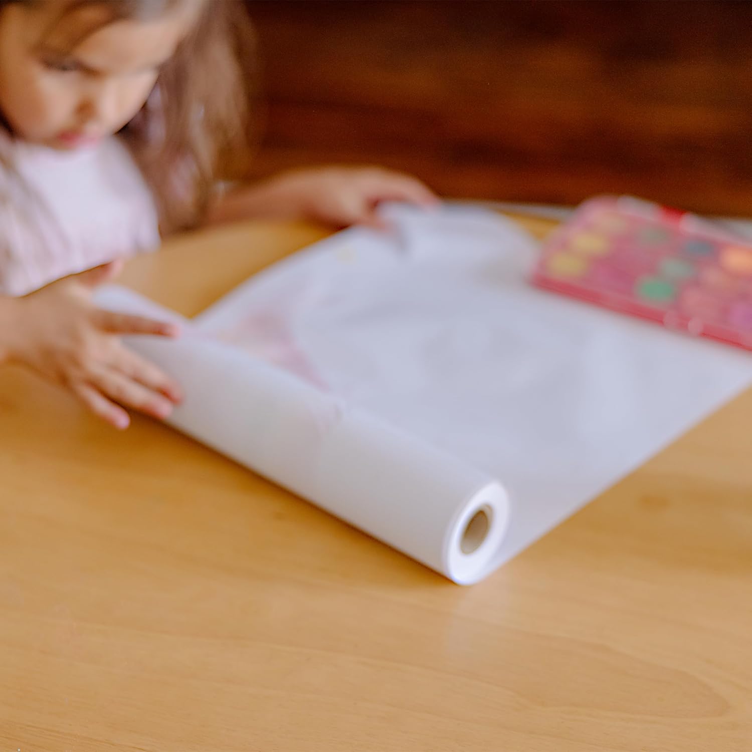 Melissa & Doug Tabletop Easel Paper Roll (12 inches x 75 feet), White