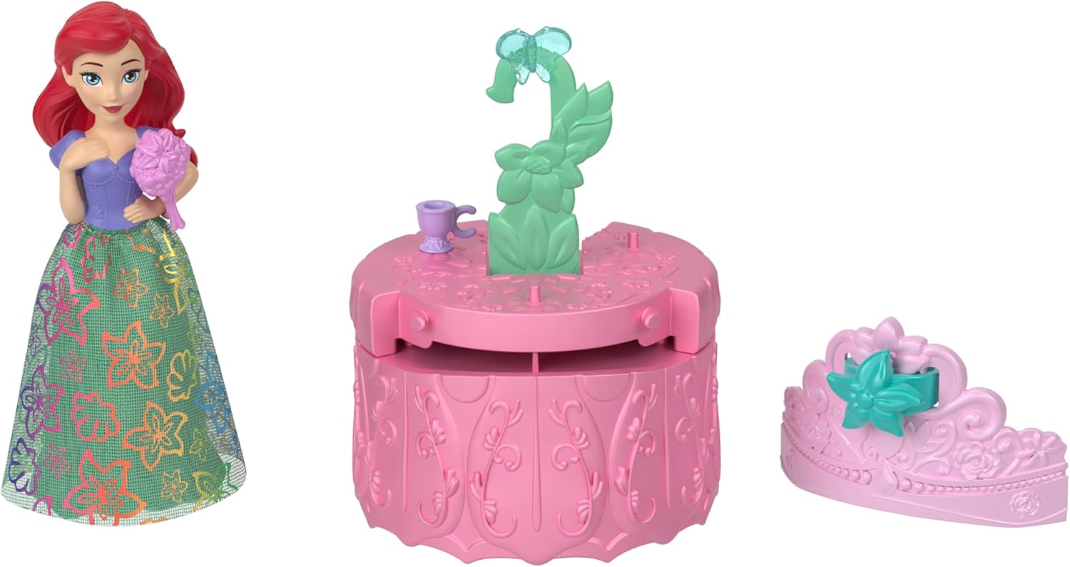 Mattel Disney Princess Royal Color Reveal Small Doll with 6 Surprises