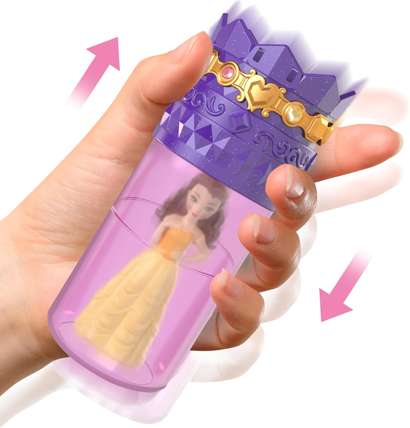 Mattel Disney Princess Royal Color Reveal Small Doll with 6 Surprises