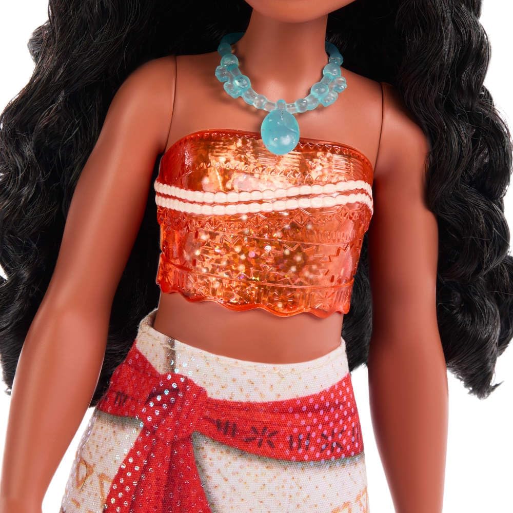 Mattel Disney Princess Tiana Doll in Sparkling Fashion with Removable Skirt, Tiara and Shoes, Posable & Collectible, Inspired by Movie