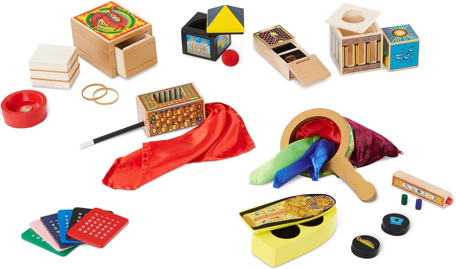 Melissa & Doug 11170 Deluxe Magic Set | Pretend Play Toy | Play Set | 8+ | Gift for Boy or Girl, Multicolor
