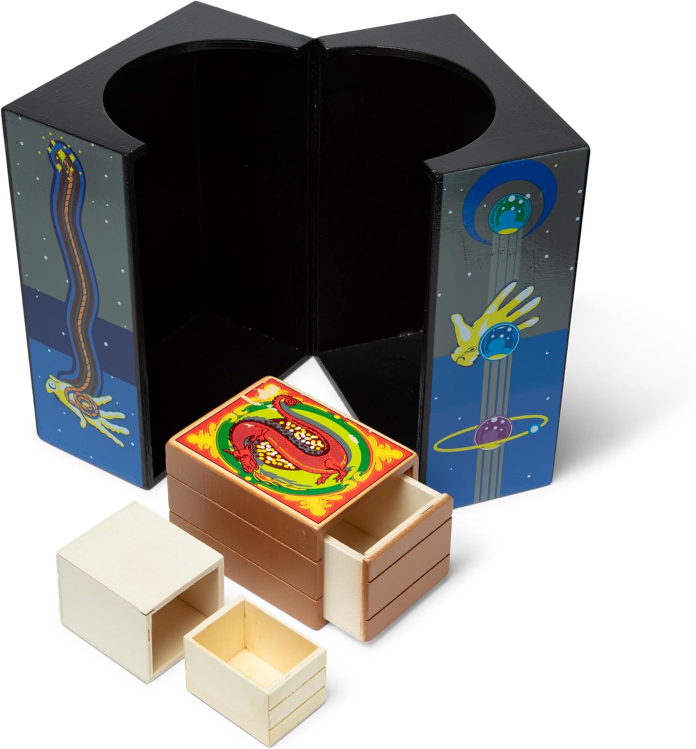 Melissa & Doug 11170 Deluxe Magic Set | Pretend Play Toy | Play Set | 8+ | Gift for Boy or Girl, Multicolor