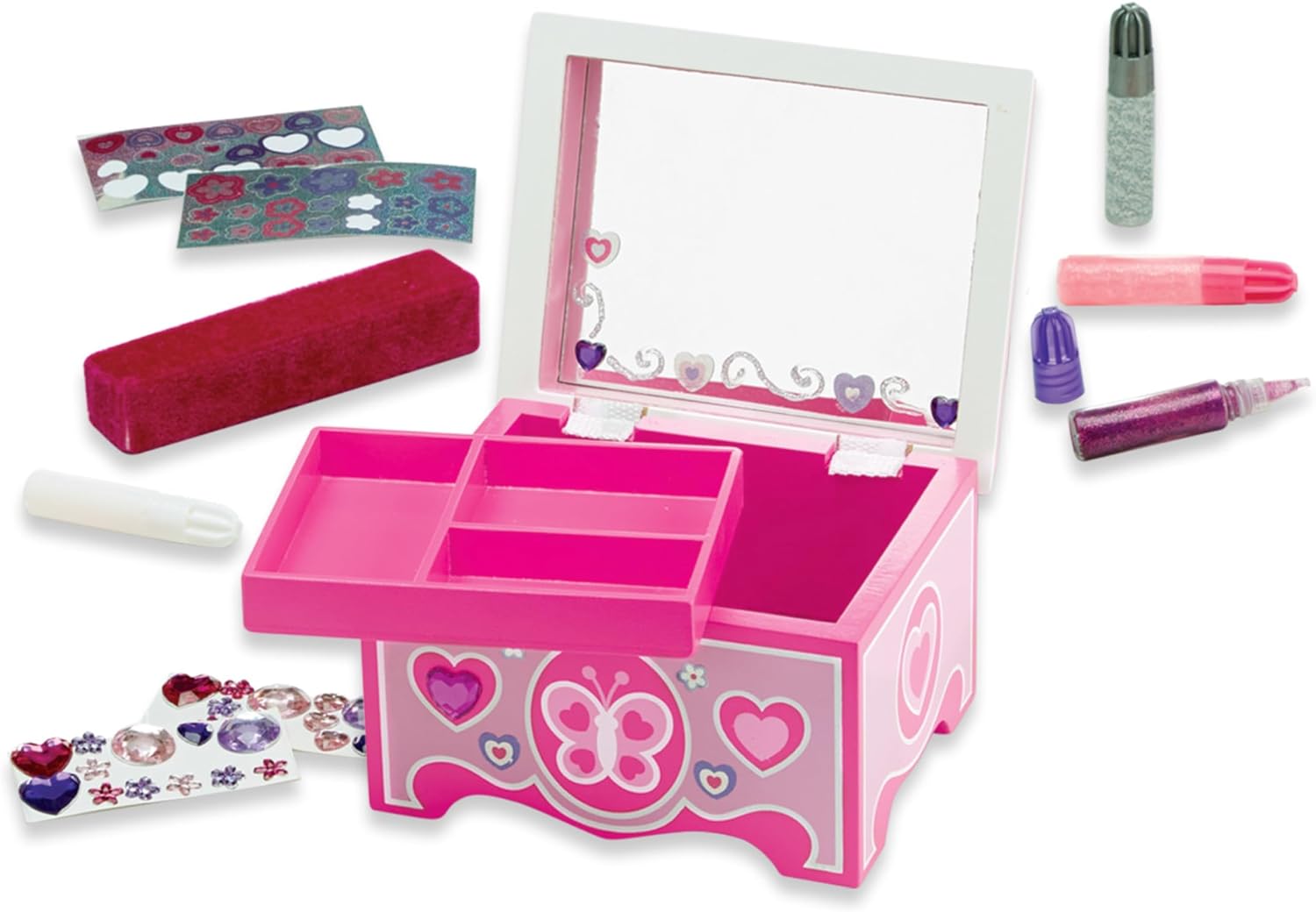 Melissa & Doug Jewelry Box, Multi color, ‎8861 , 1EA