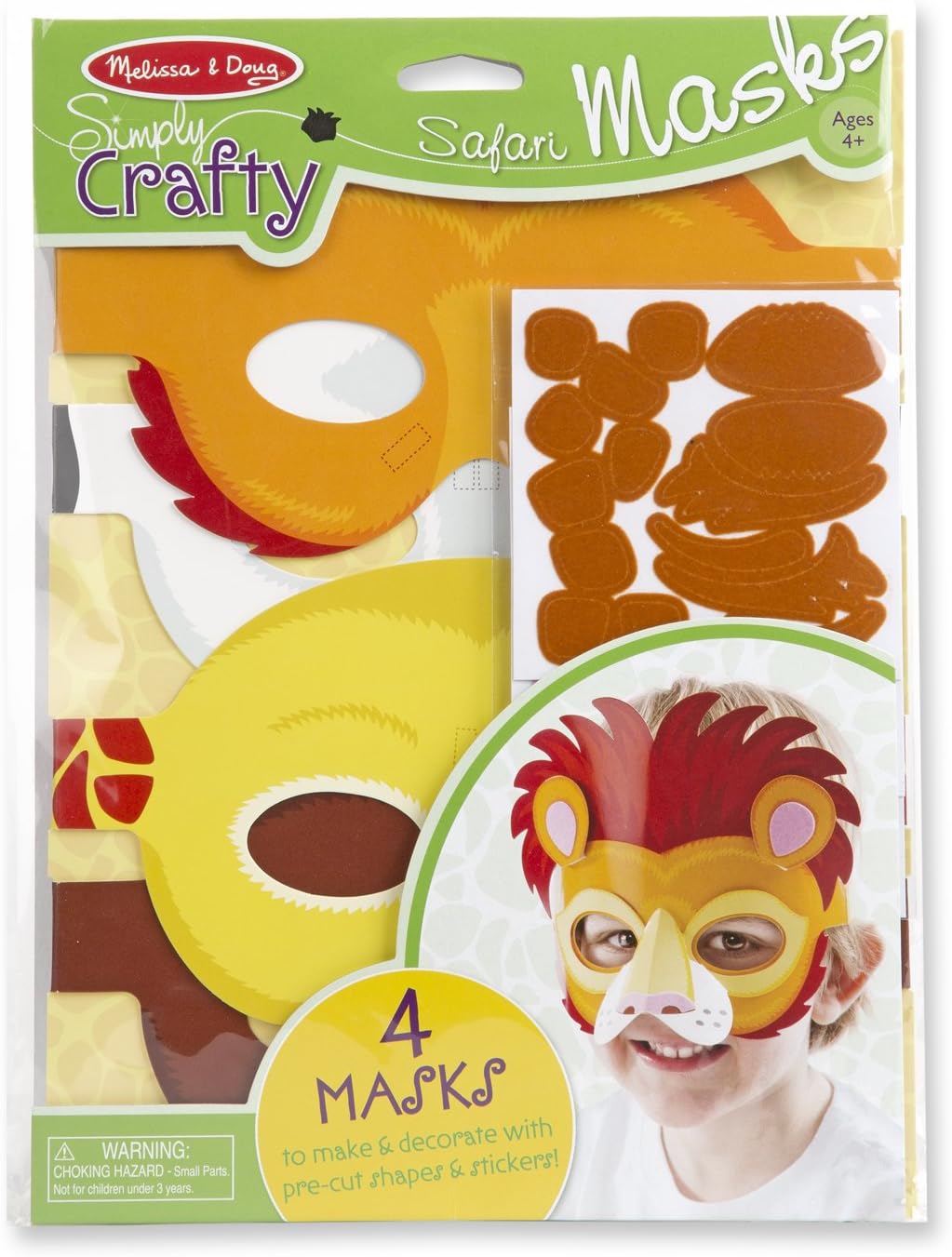 Melissa & Doug Simply Crafty - Safari Masks