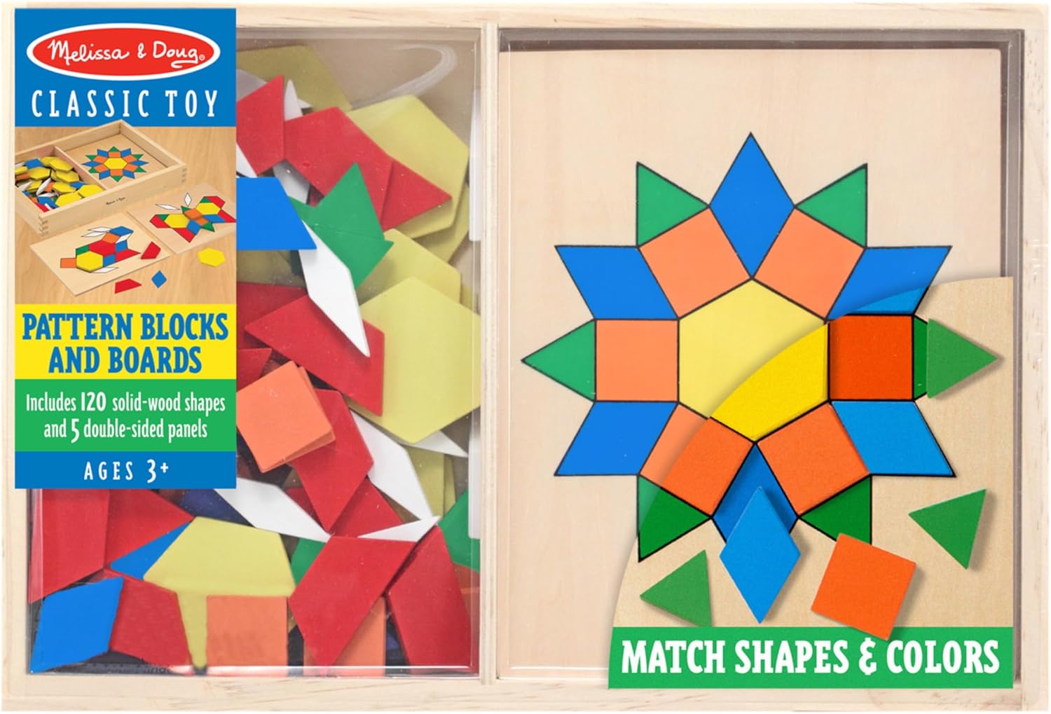 Melissa & Doug Melissa and Doug Pattern Blocks and Boards