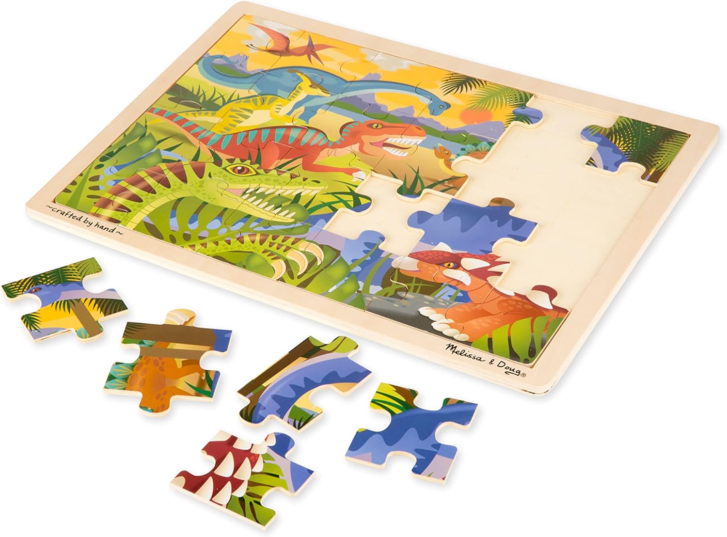 Melissa & Doug Dinosaur Jigsaw (24 pc)