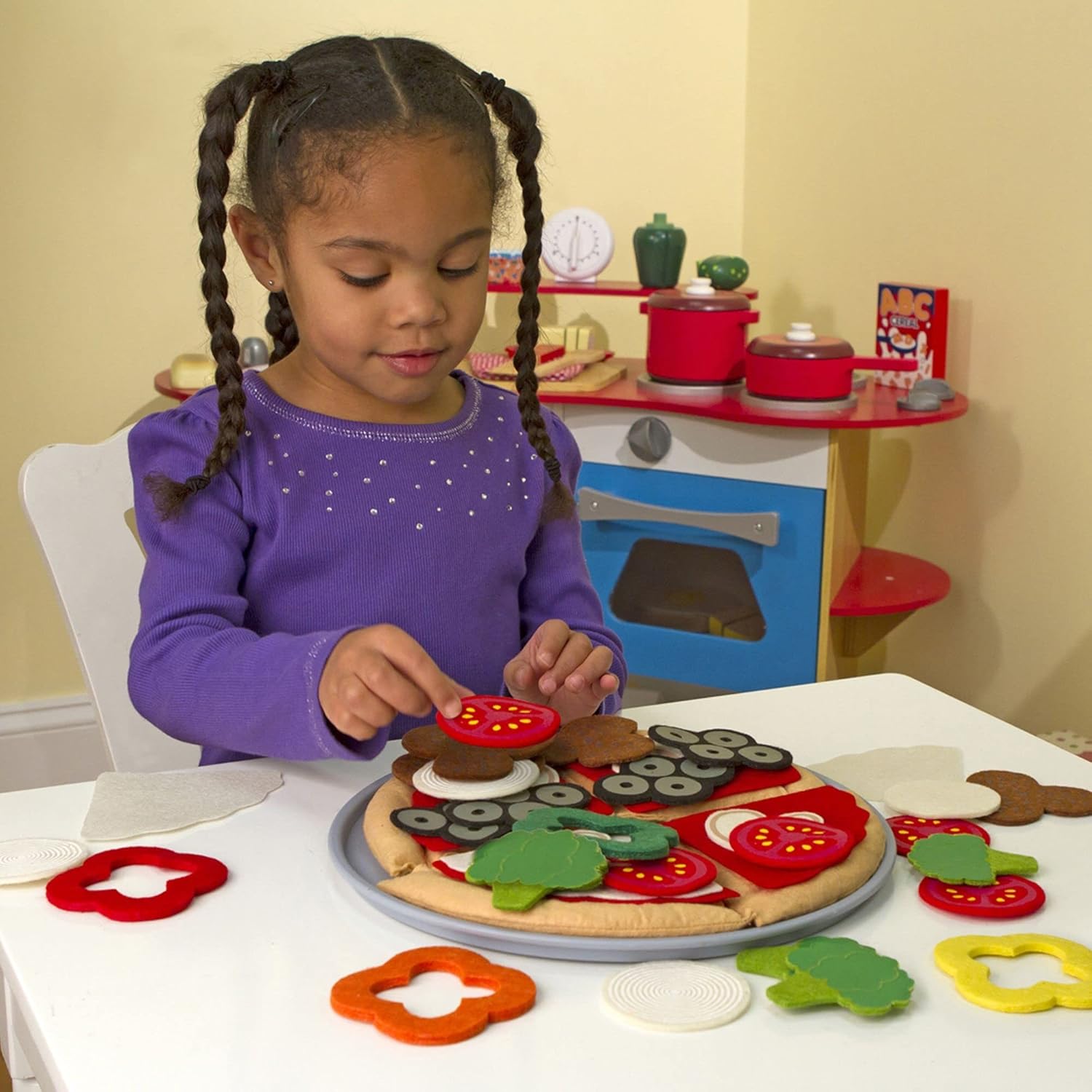 Melissa & Doug Felt Food Pizza Set