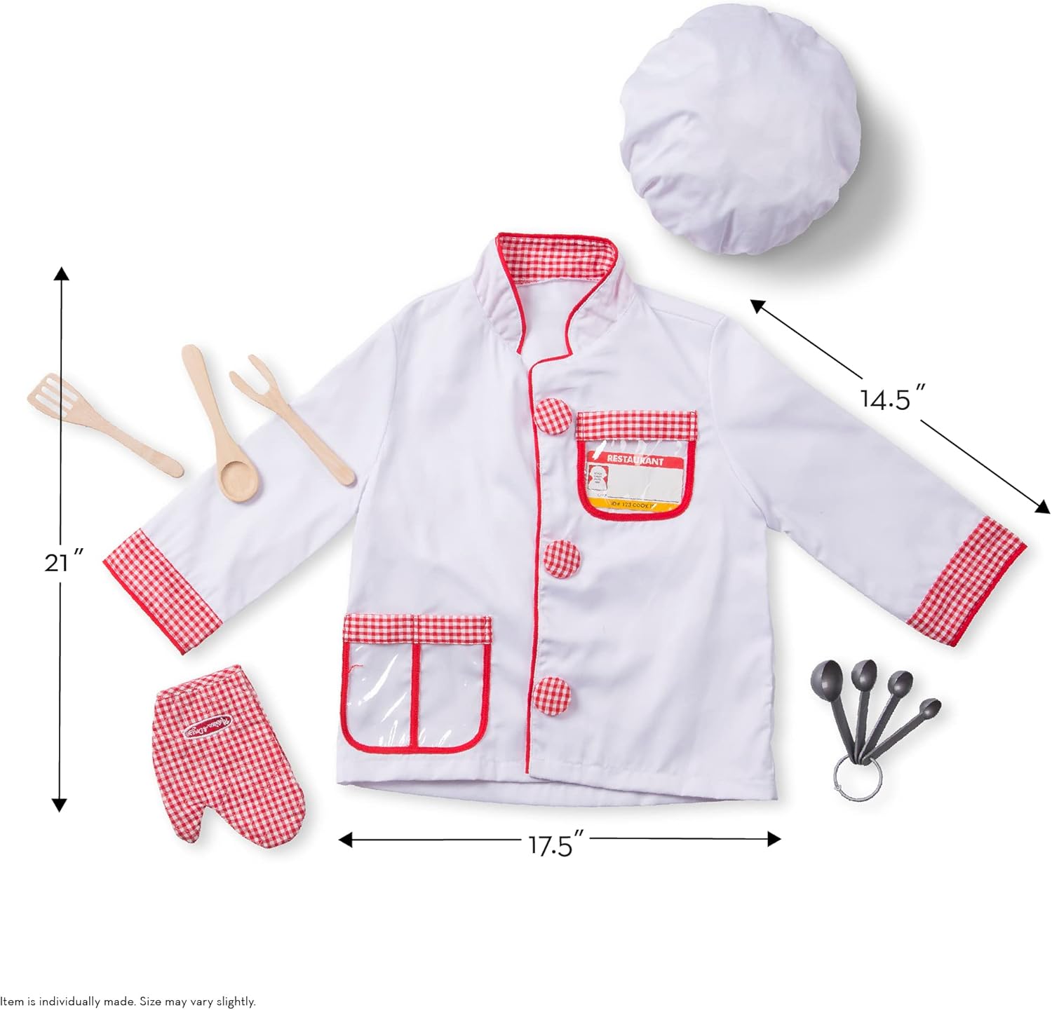 Melissa & Doug and Chef Role Play Costume Set