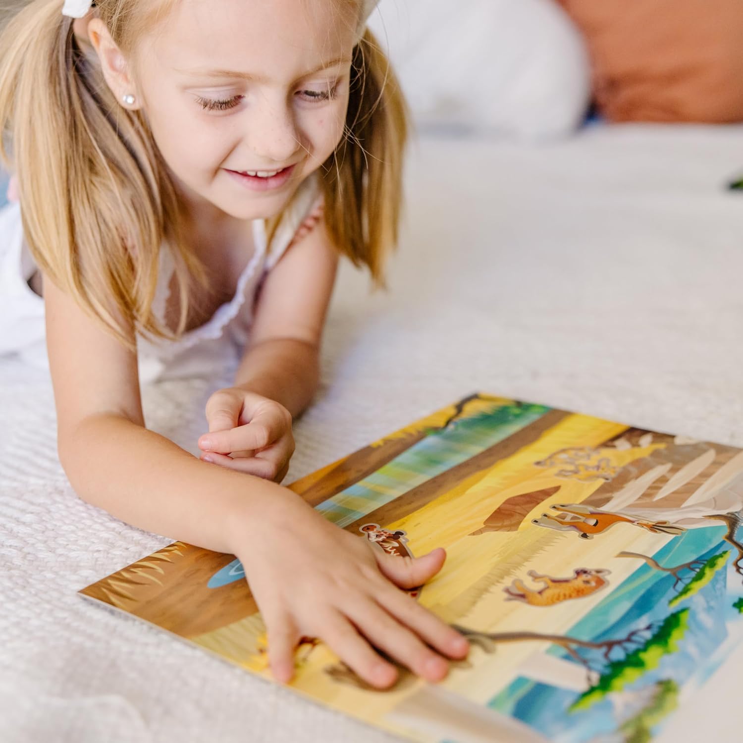 Melissa & Doug Reusable Sticker Pad: Jungle and Savanna - 175+ Stickers, 5 Scenes