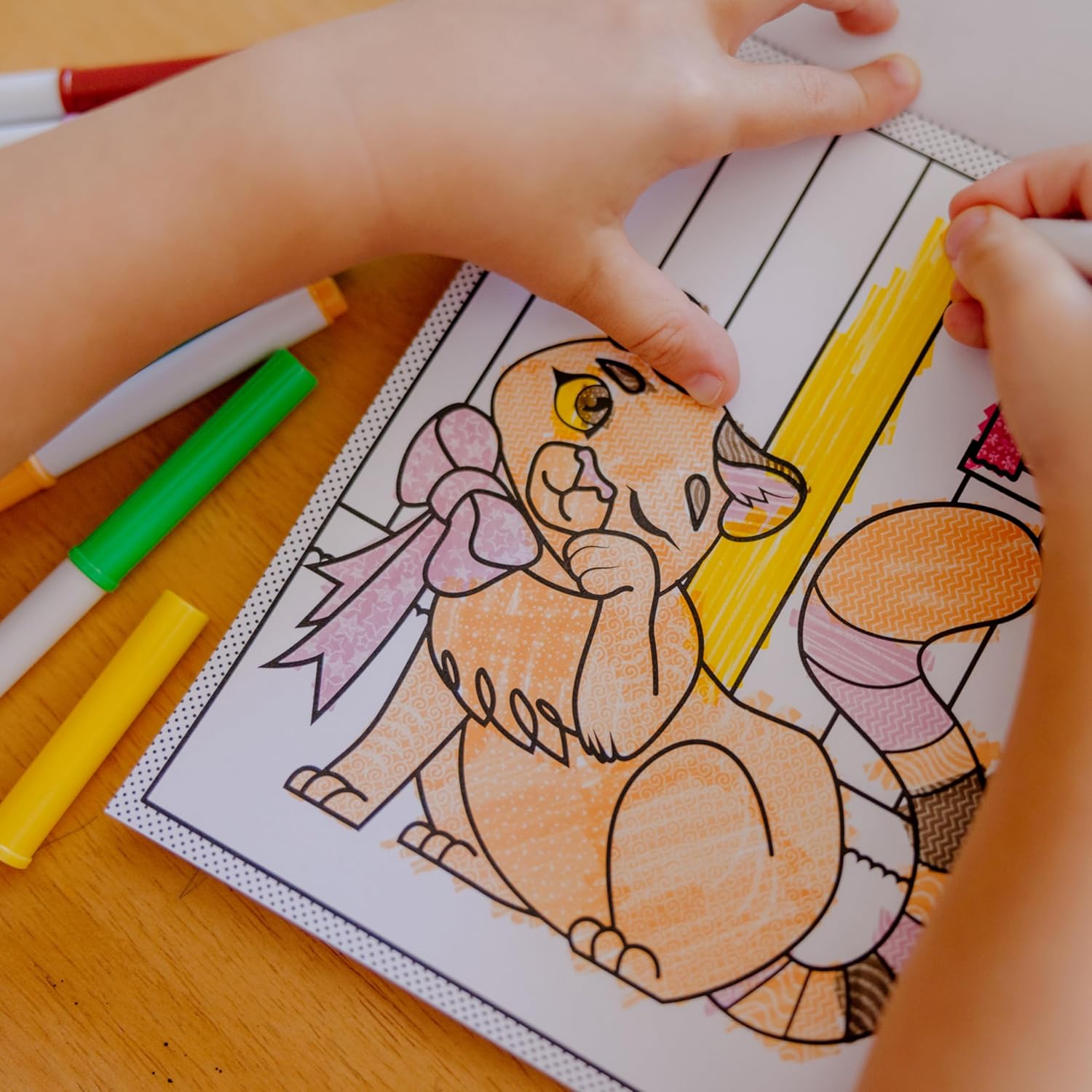 Melissa & Doug Magic-Pattern Kidsââ‚¬ Pets Marker Coloring Pad On The Go Travel Activity