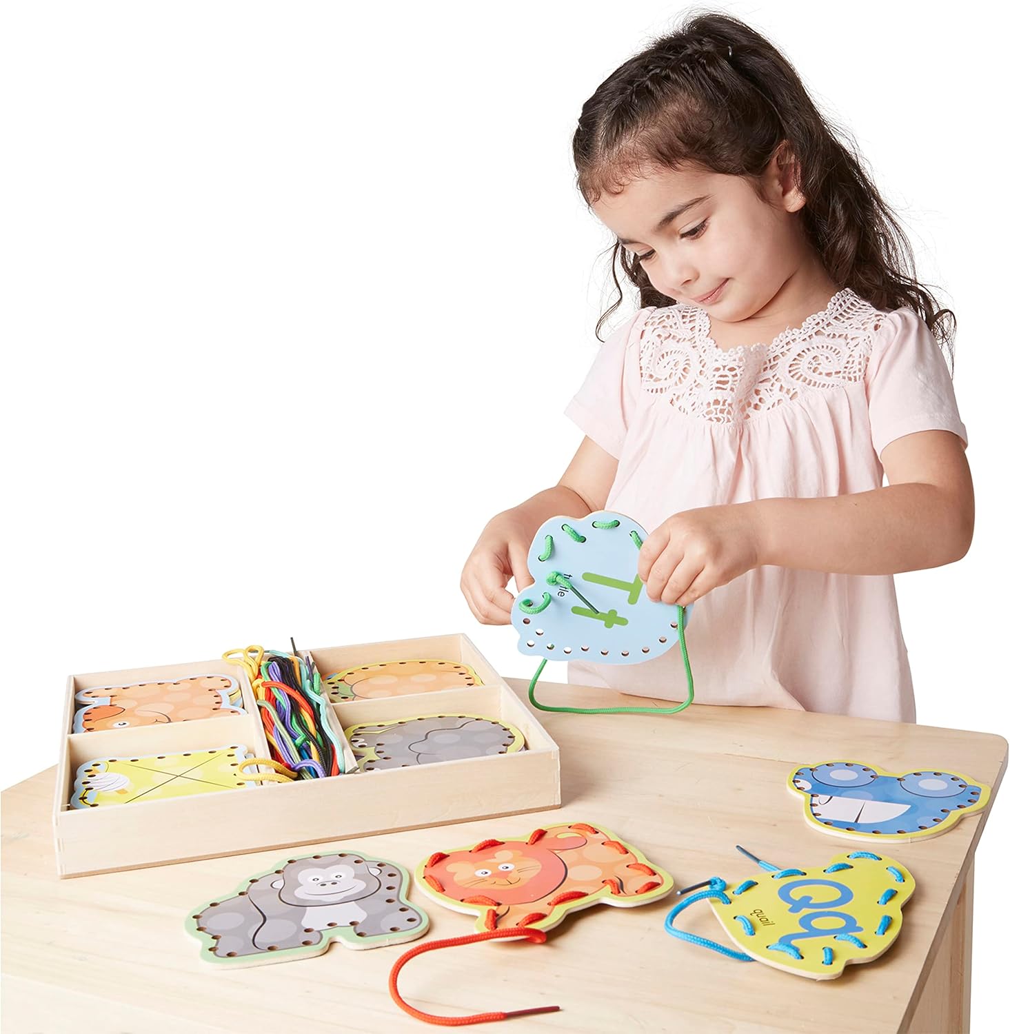 Melissa & Doug and Alphabet Lacing Cards 9490 - Arts and Crafts