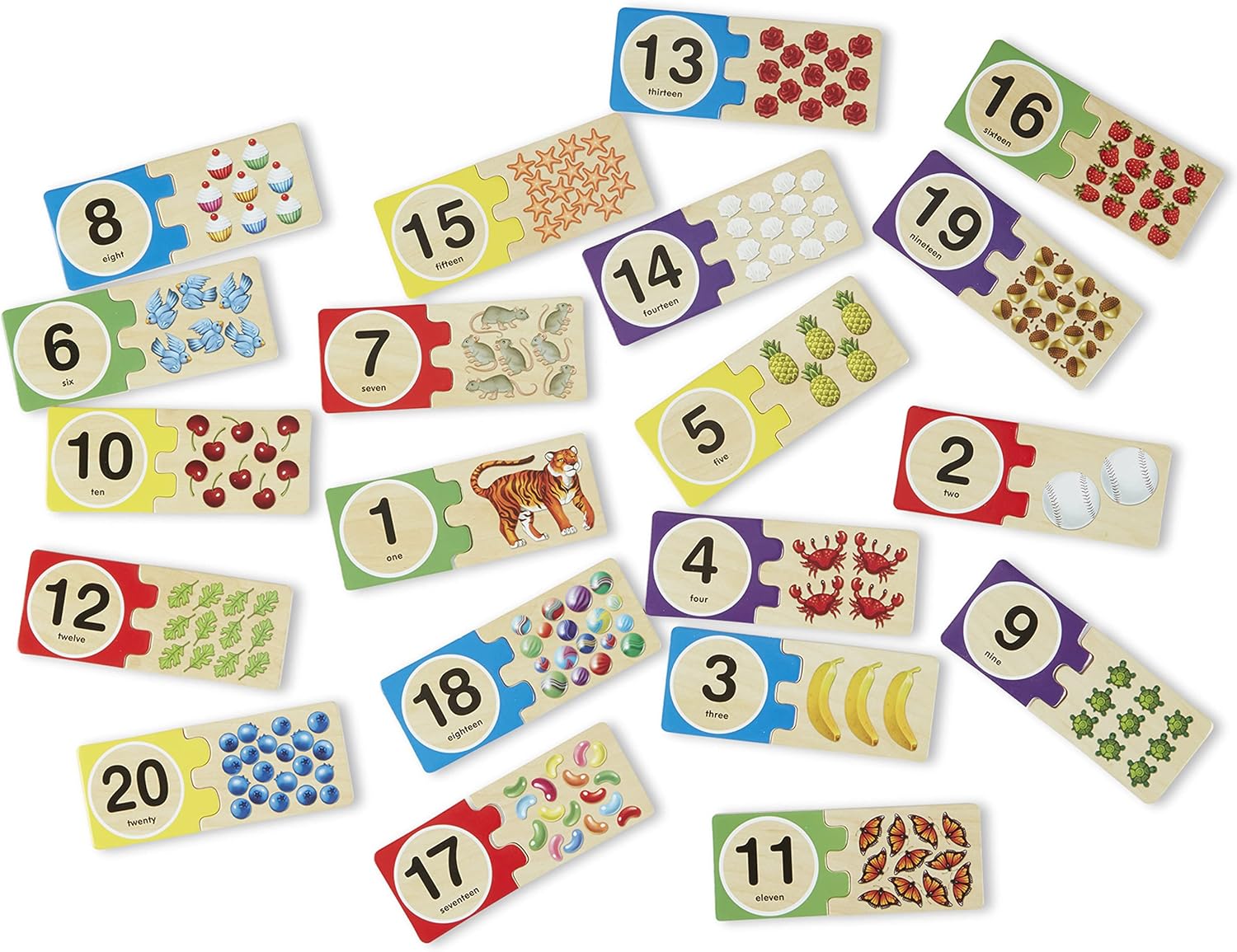 Melissa & Doug Number Puzzles, Multi/None, 885693438879
