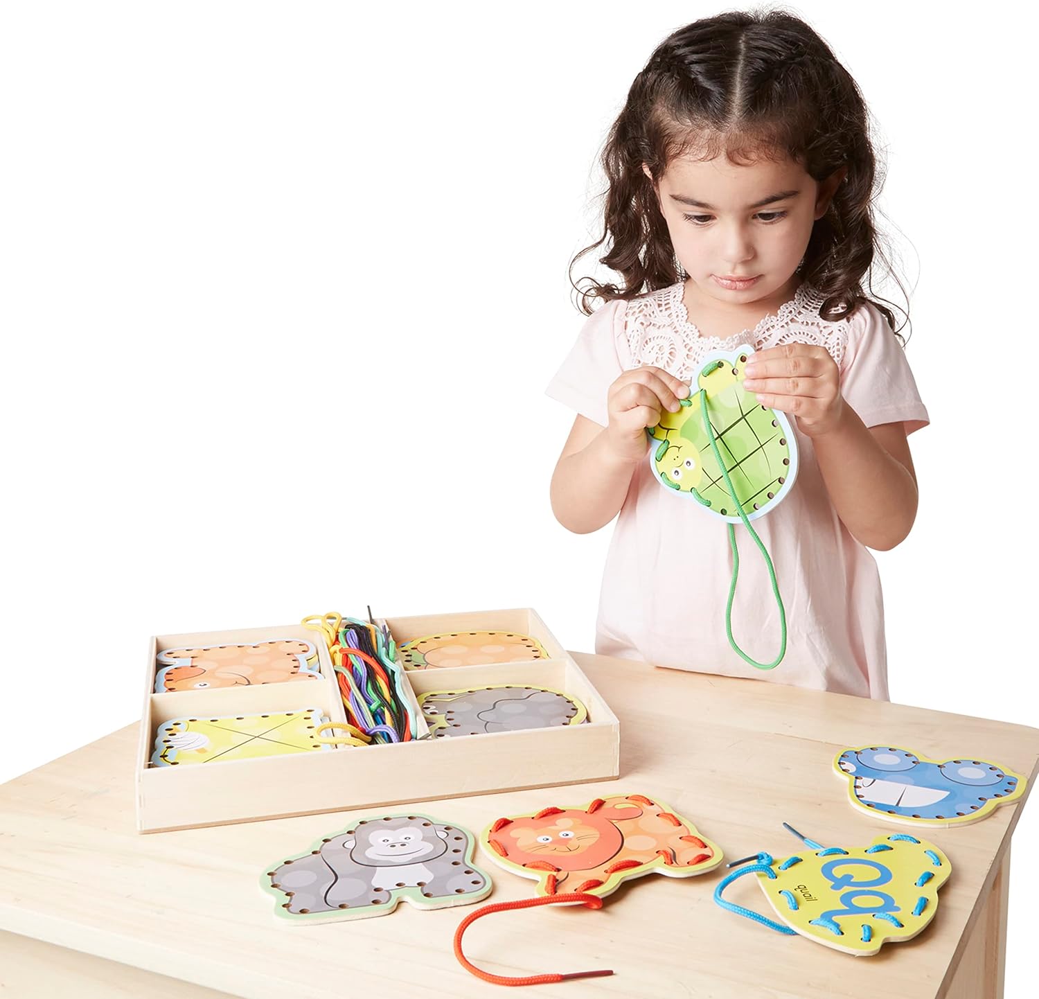 Melissa & Doug and Alphabet Lacing Cards 9490 - Arts and Crafts