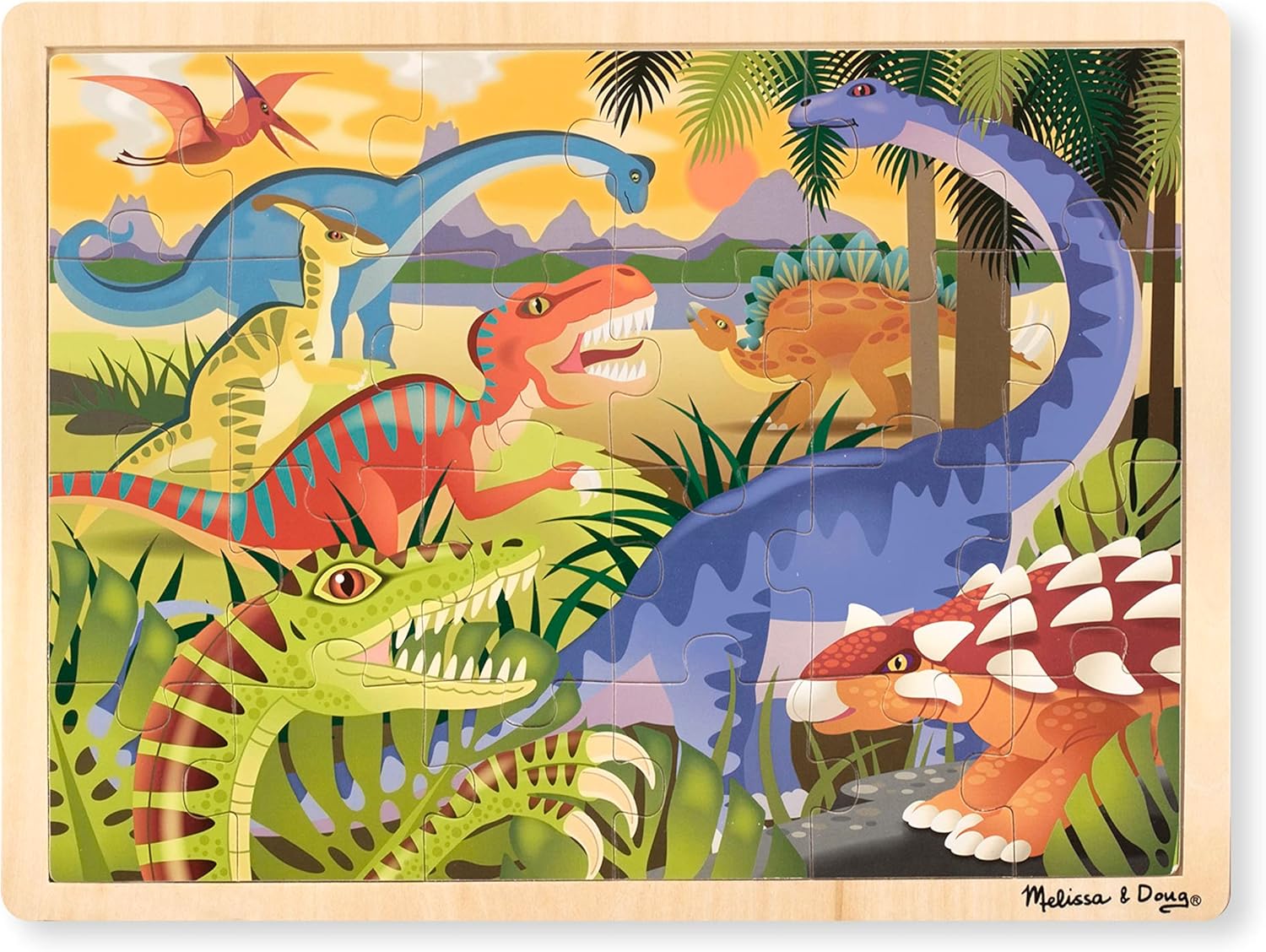 Melissa & Doug Dinosaur Jigsaw (24 pc)