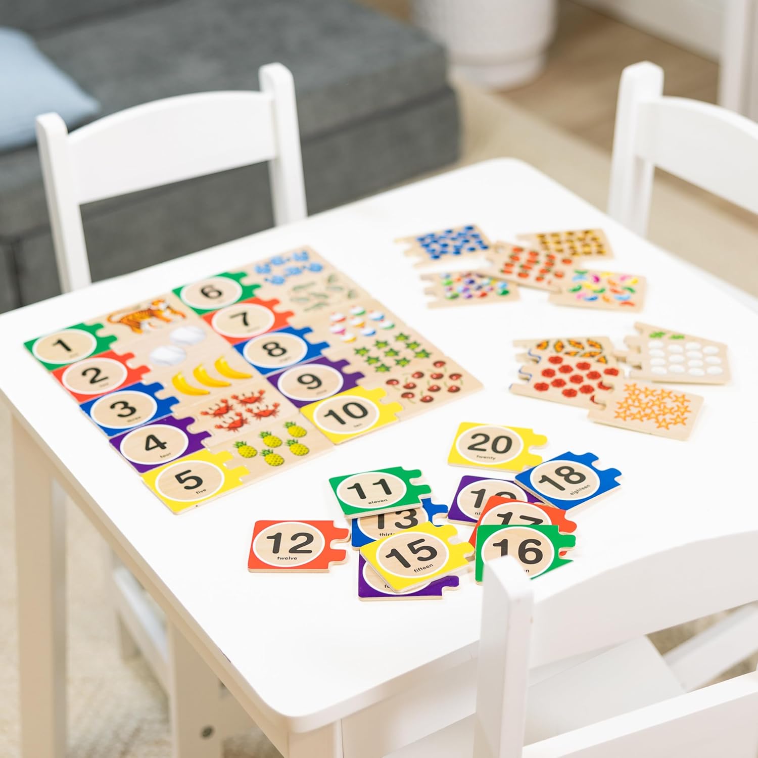 Melissa & Doug Number Puzzles, Multi/None, 885693438879