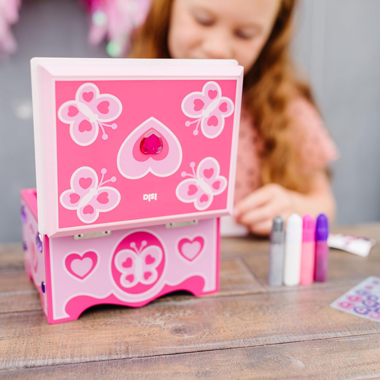 Melissa & Doug Jewelry Box, Multi color, ‎8861 , 1EA