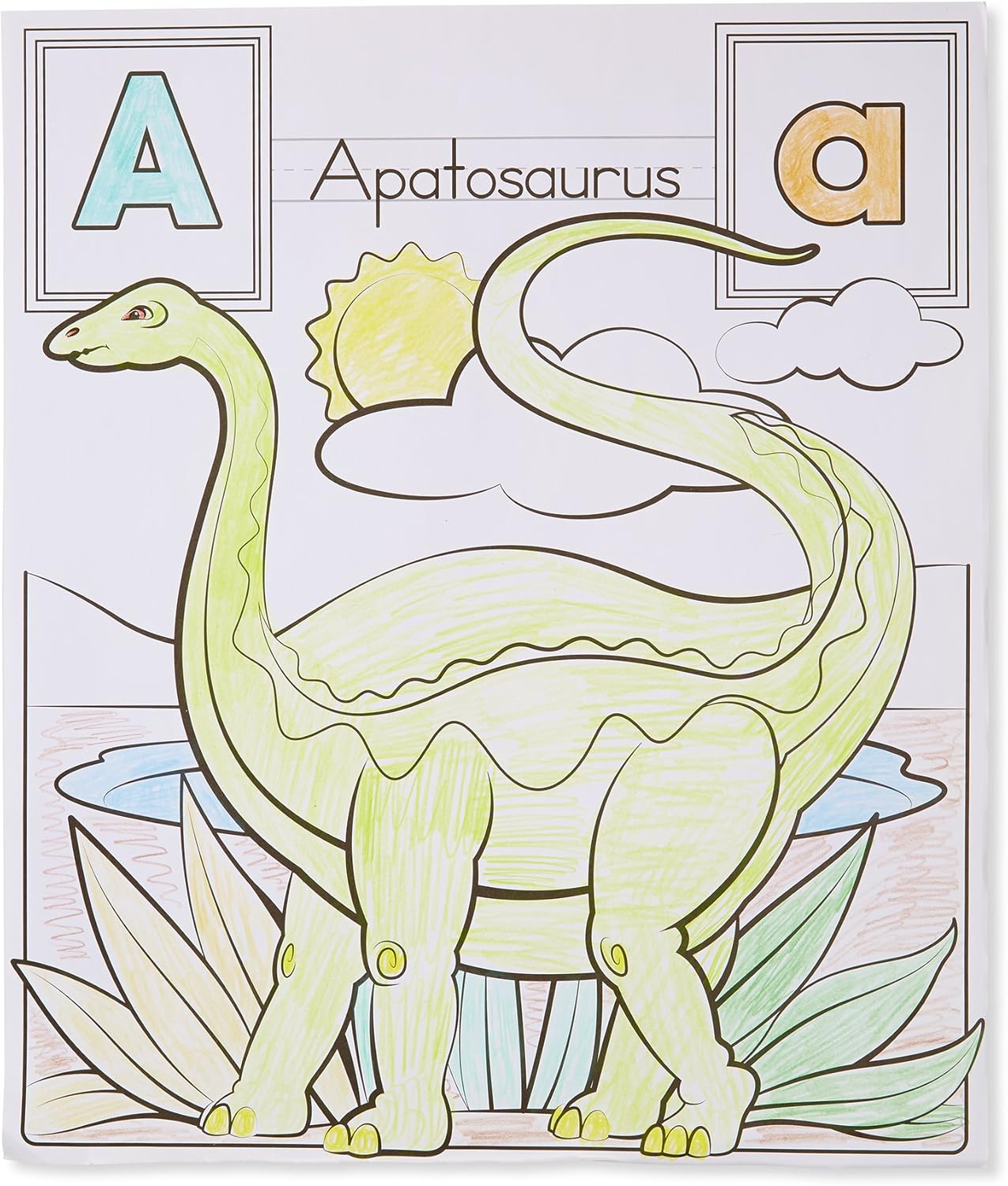 Melissa & Doug and Big Picture Floor Pad A to Z Dinosaurs 9111 - Activity and Amusement