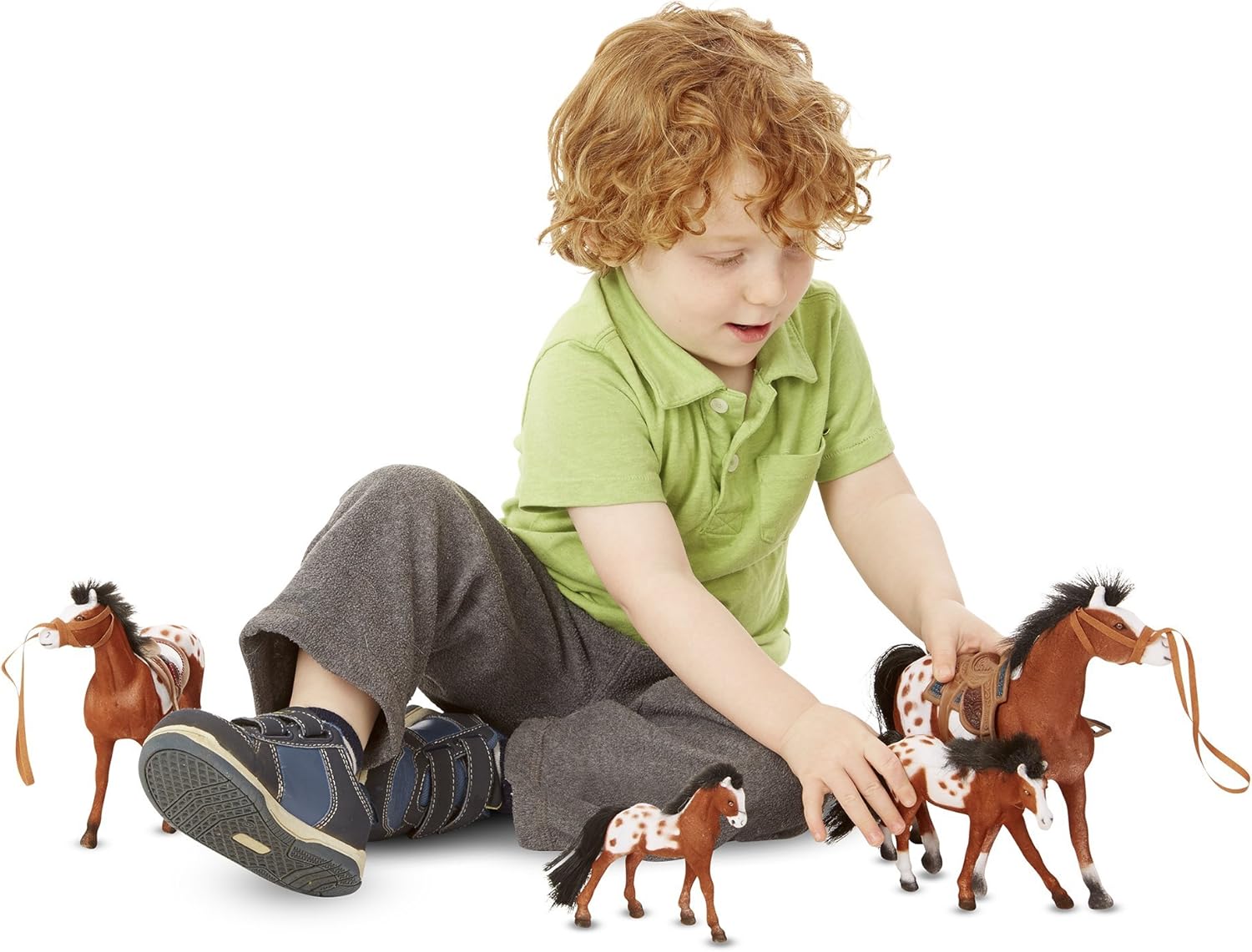 Melissa & Doug Horse Family With 4 Collectible Horses