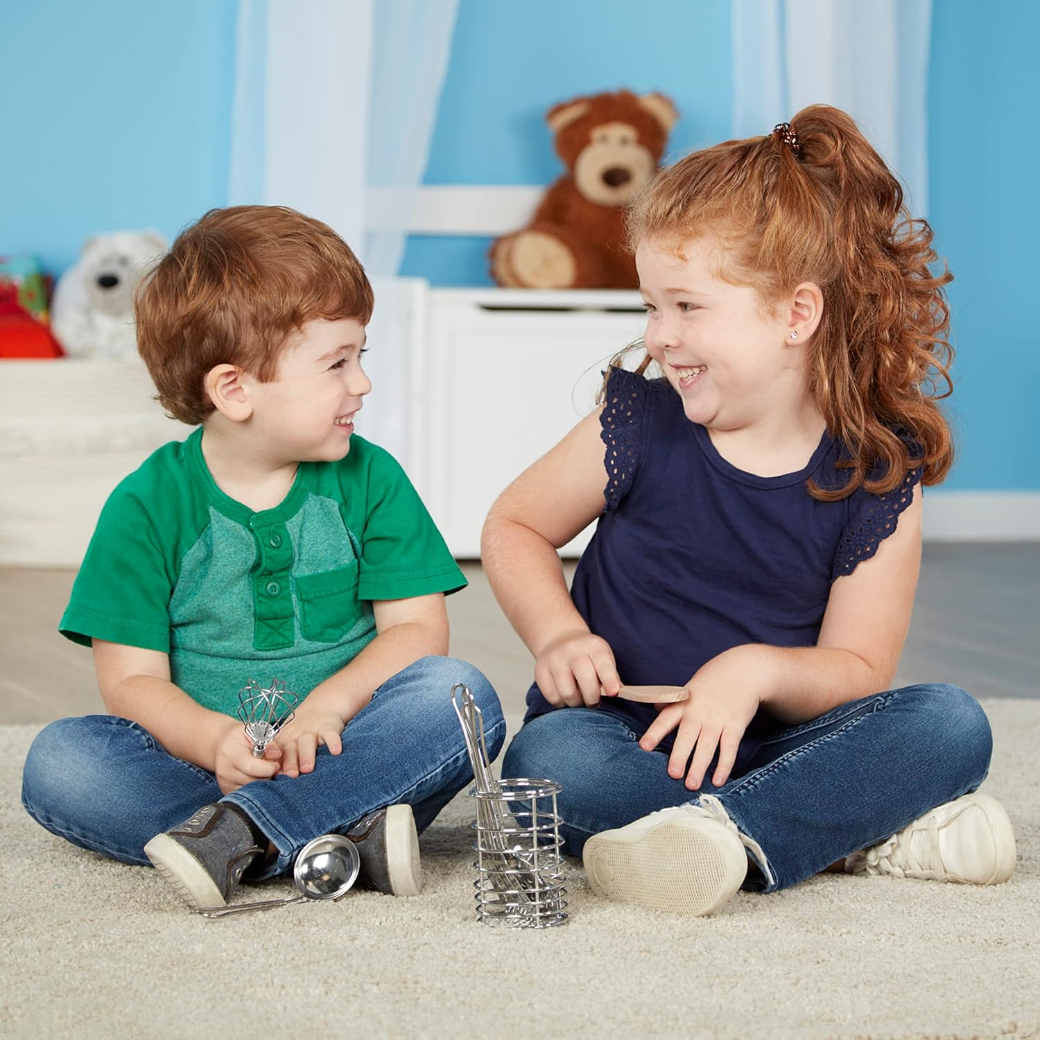 Melissa & Doug and Let's Play House! Stir Serve Cooking Utensils