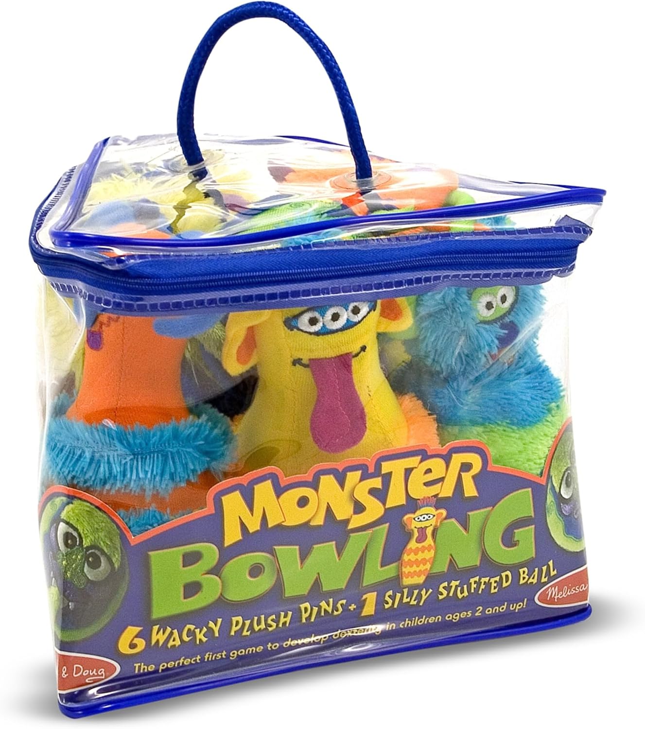 Melissa & Doug (multi/none) - Monster Plush 6-Pin Bowling Game With Carrying Case