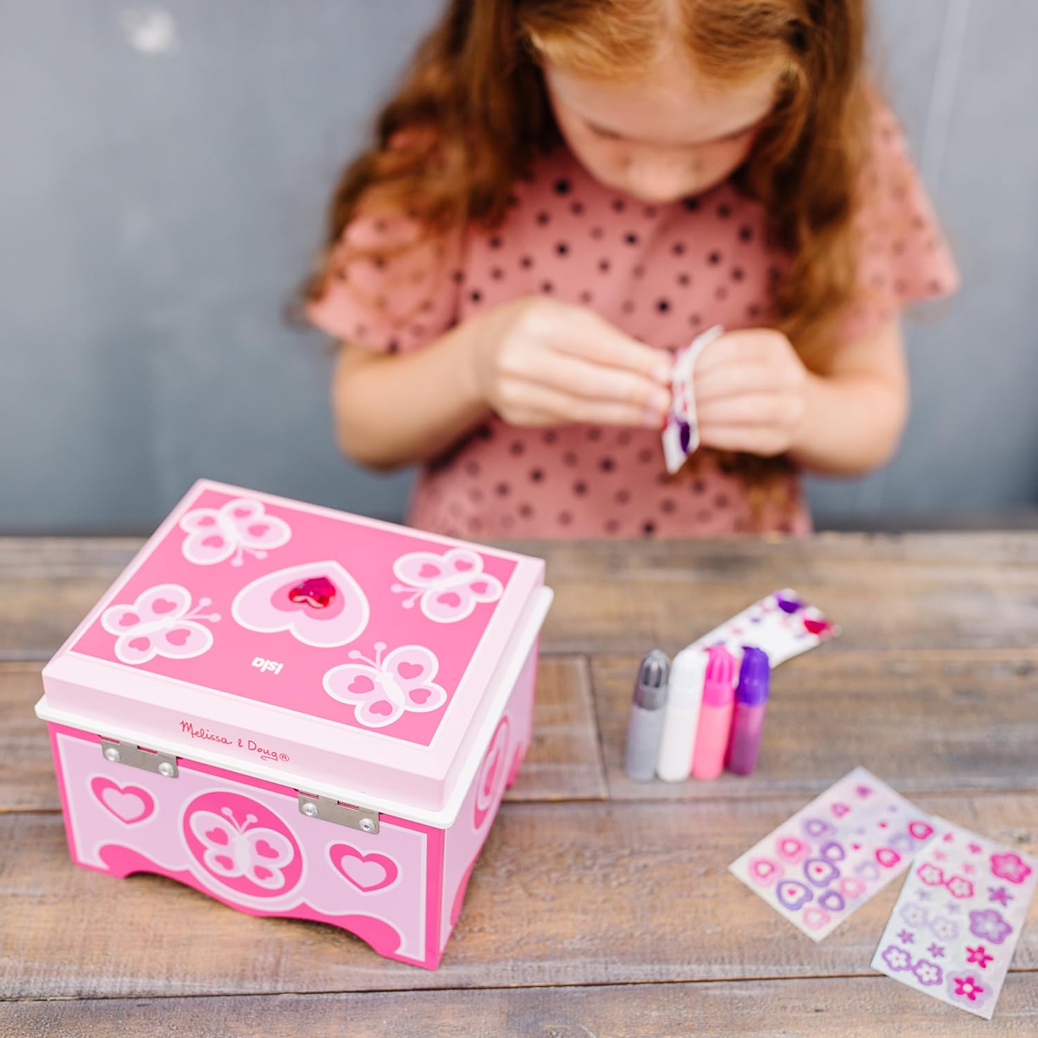 Melissa & Doug Jewelry Box, Multi color, ‎8861 , 1EA