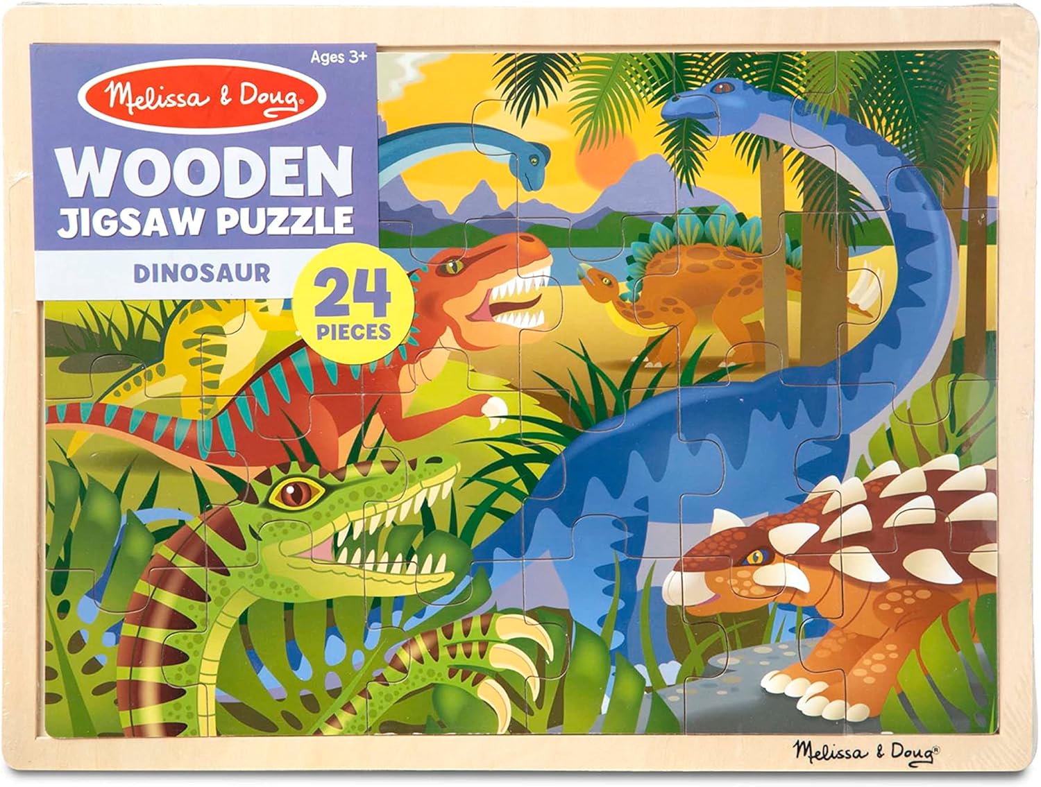 Melissa & Doug Dinosaur Jigsaw (24 pc)