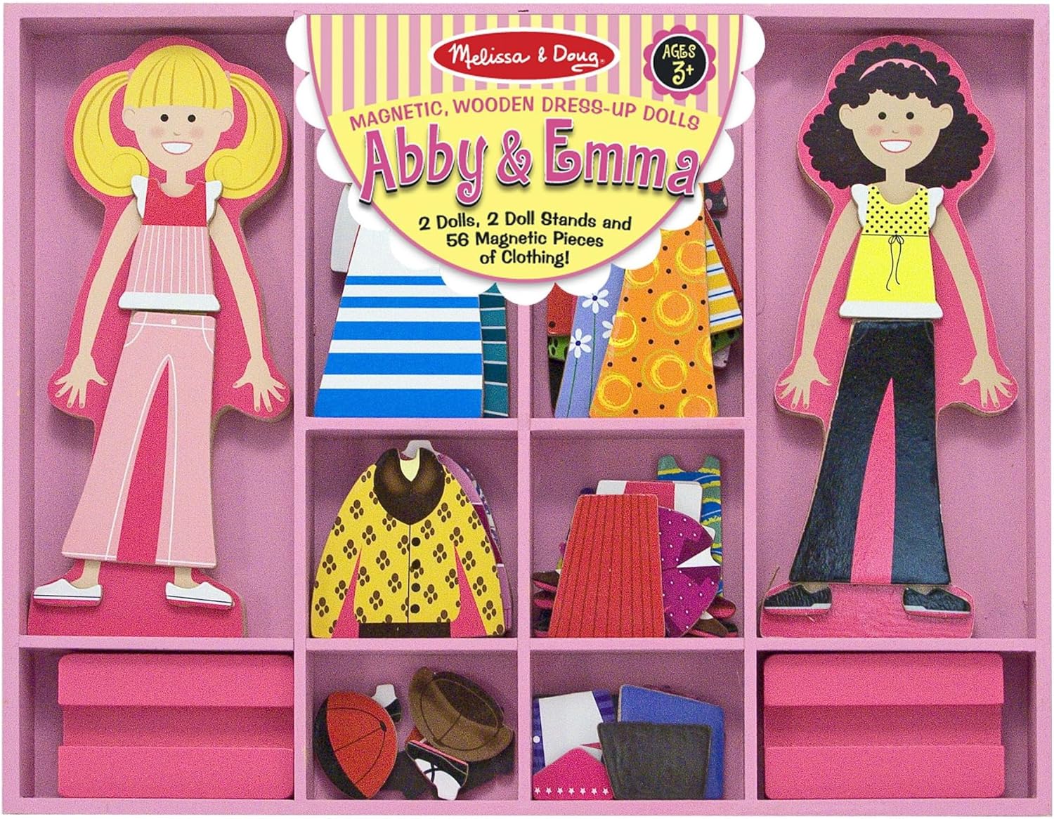 Melissa & Doug Abby & Emma Magnetic Dress-Up