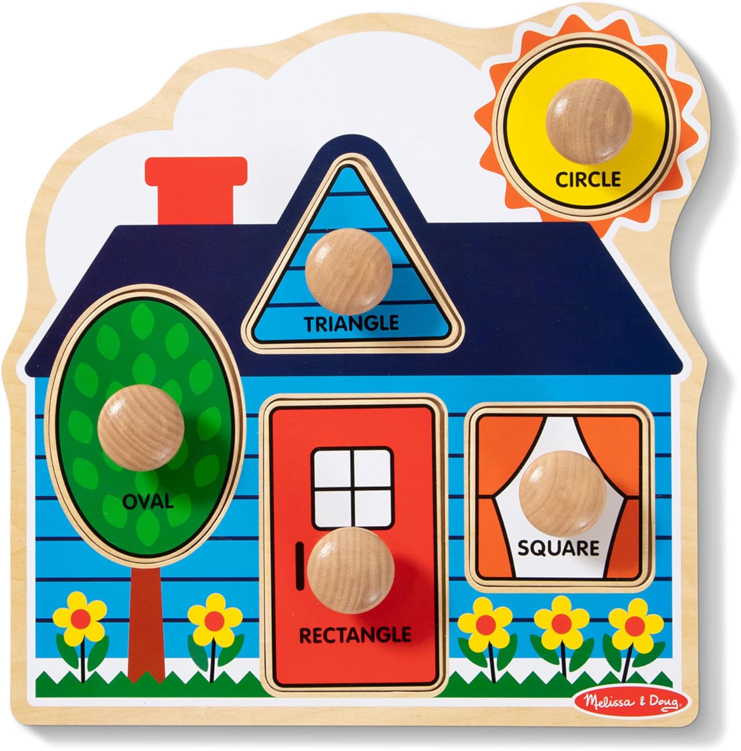 Melissa & Doug and Jungle Friends (Safari) Jumbo Knob 3375 - Activity and Amusement