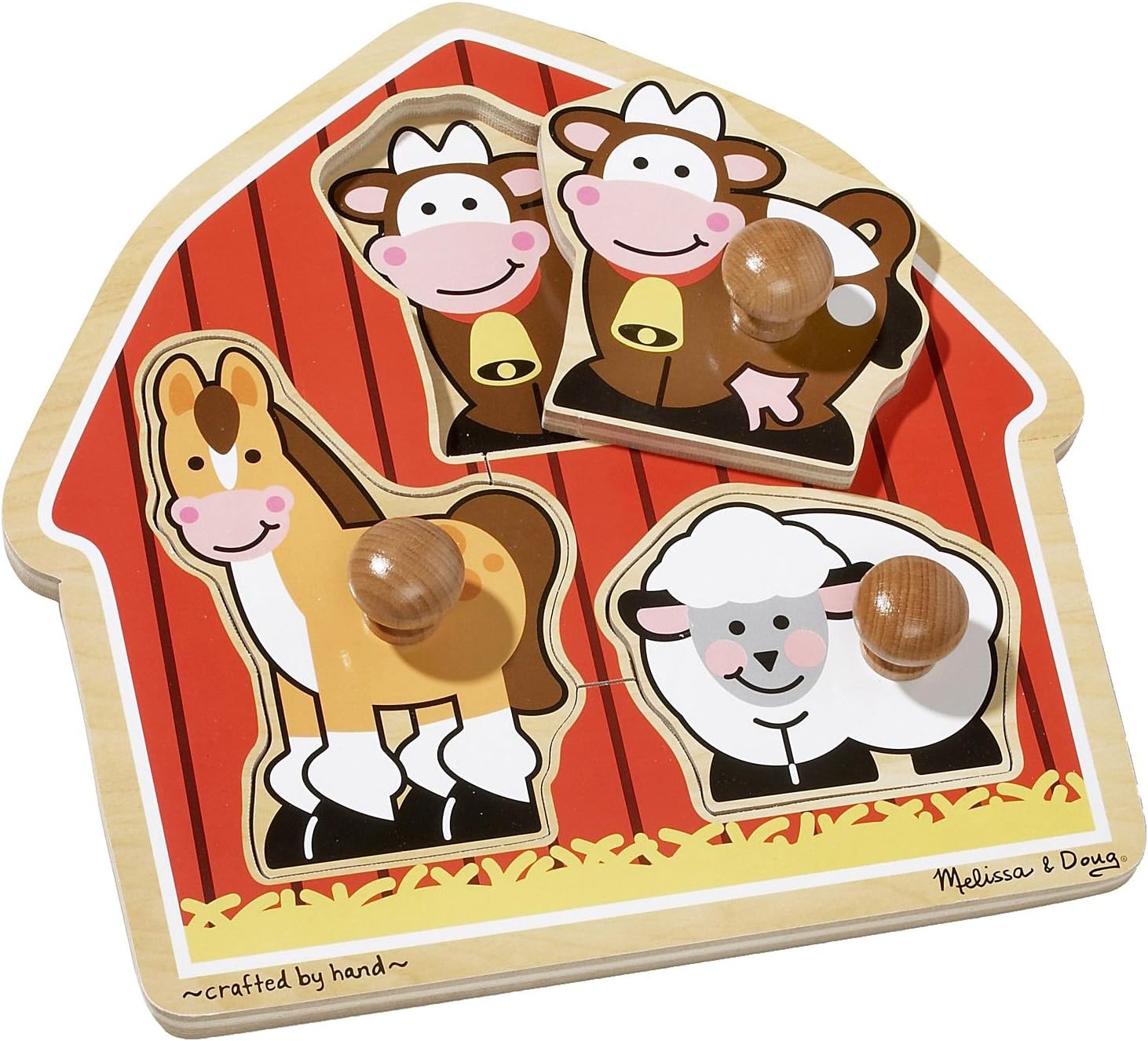 Melissa & Doug and Jungle Friends (Safari) Jumbo Knob 3375 - Activity and Amusement