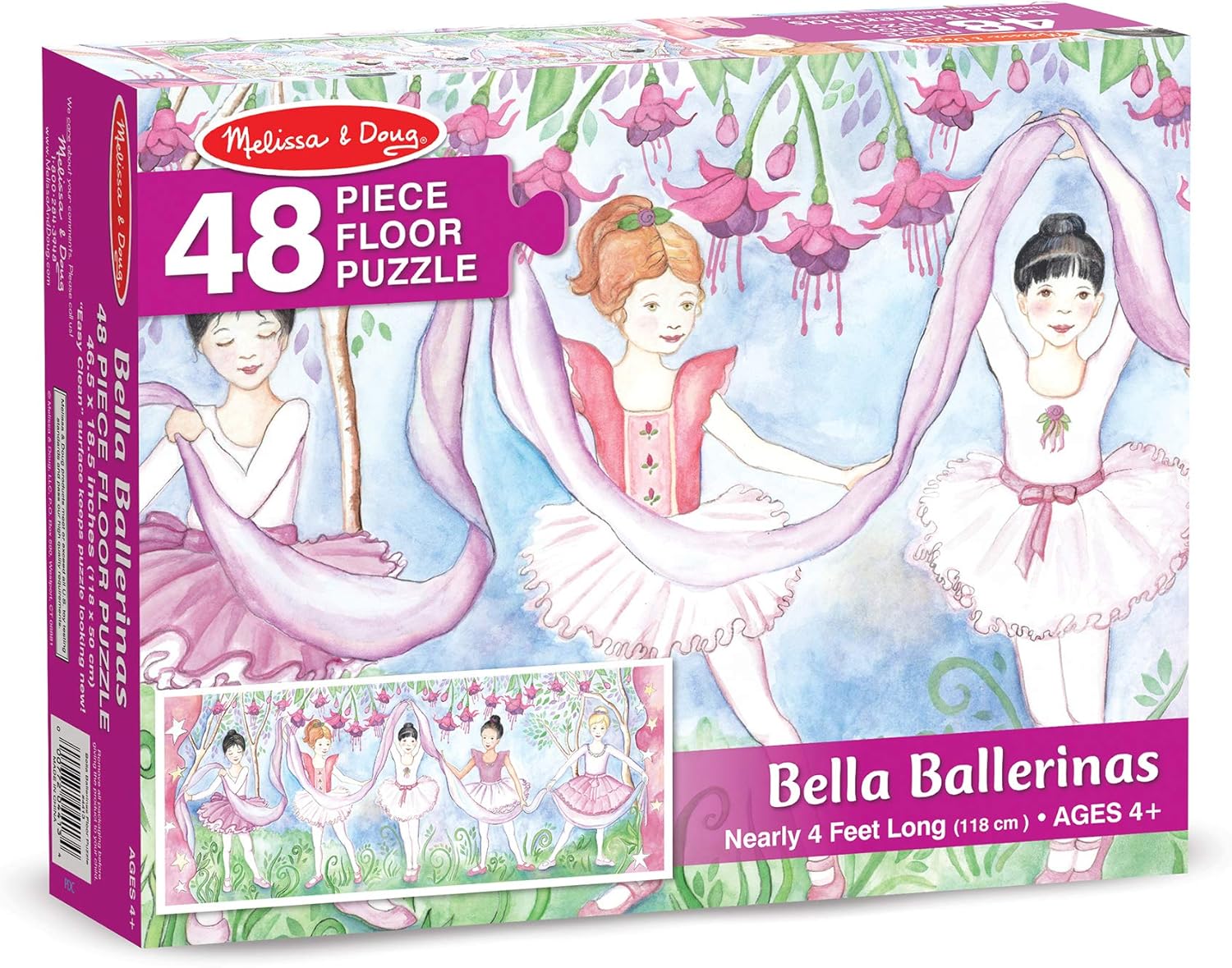 Melissa & Doug Bella Ballerina 48pc Floor Puzzle