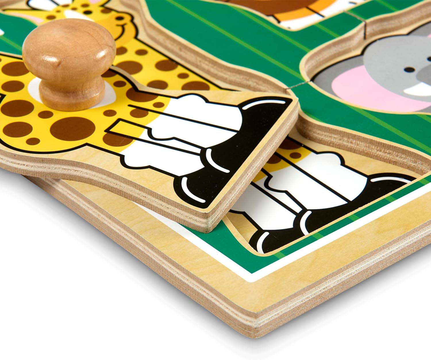 Melissa & Doug and Jungle Friends (Safari) Jumbo Knob 3375 - Activity and Amusement
