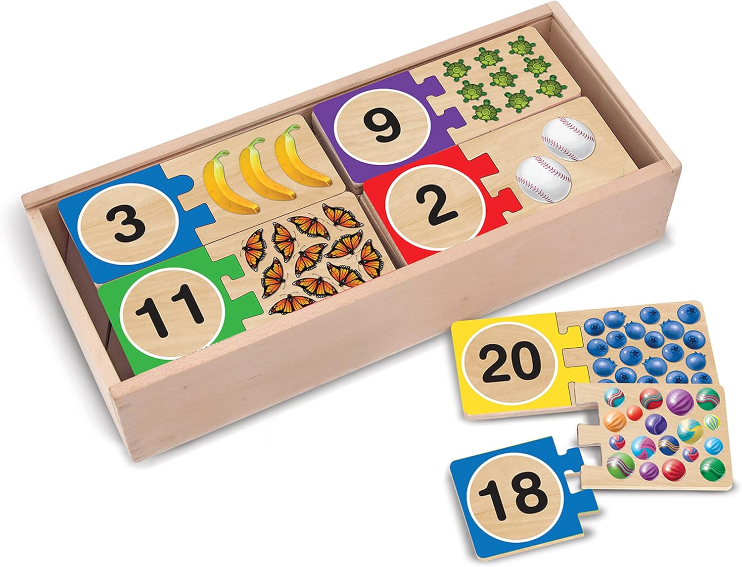 Melissa & Doug Number Puzzles, Multi/None, 885693438879