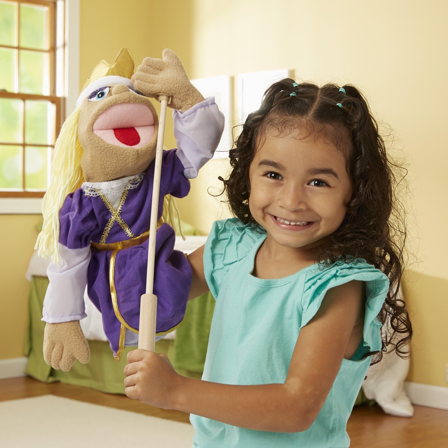 Melissa & Doug Royal Princess Puppet With Detachable Wooden