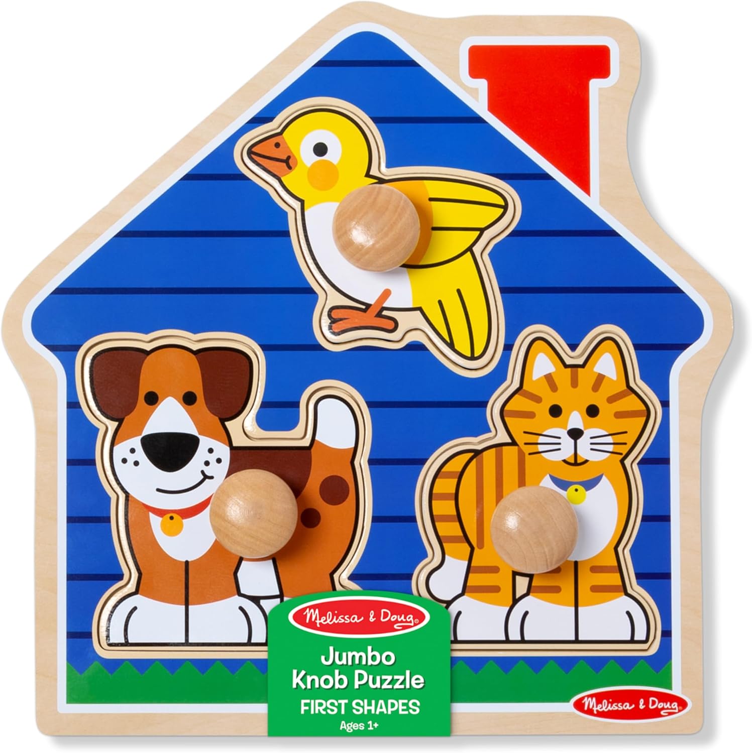 Melissa & Doug and Jungle Friends (Safari) Jumbo Knob 3375 - Activity and Amusement