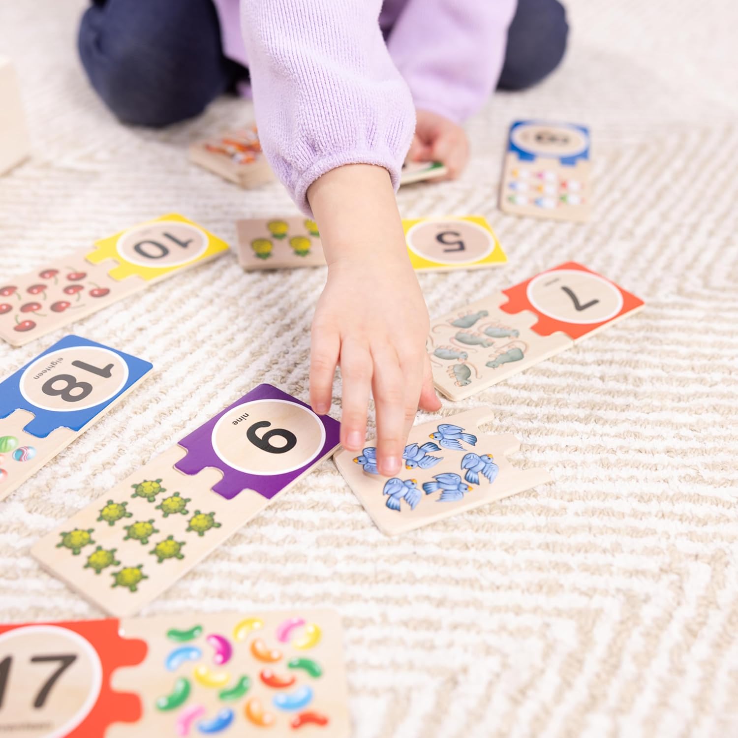 Melissa & Doug Number Puzzles, Multi/None, 885693438879