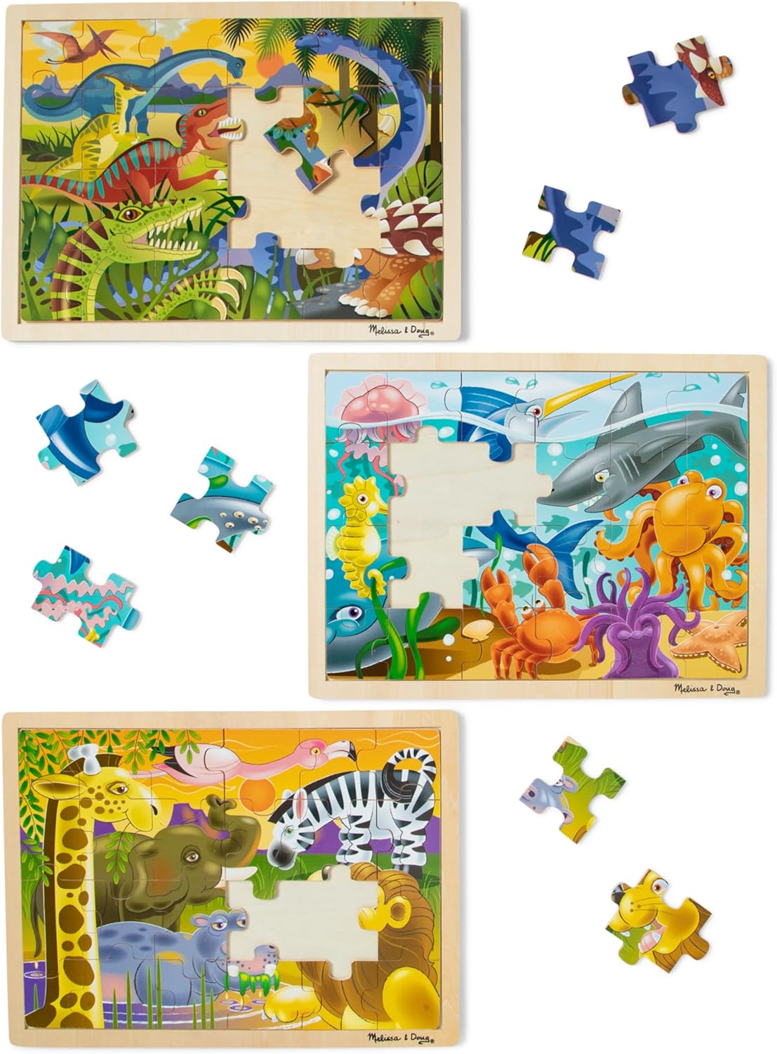Melissa & Doug Dinosaur Jigsaw (24 pc)