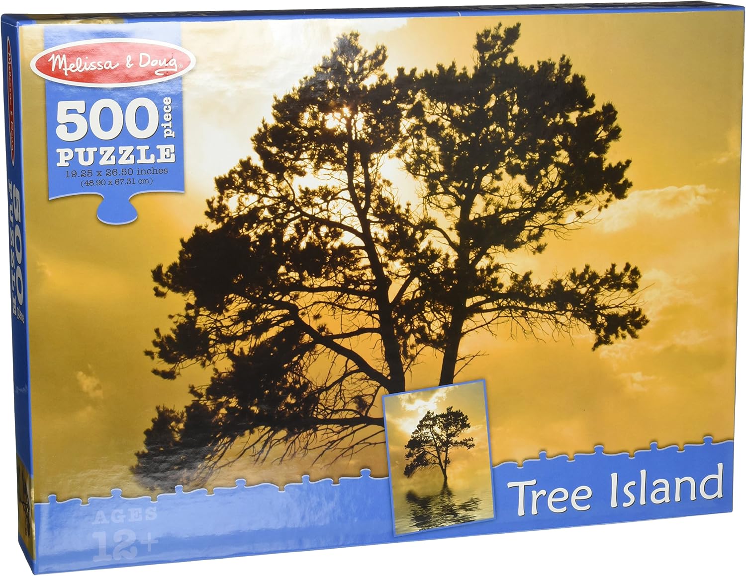 Melissa & Doug 500-Piece Tree Island Lake Reflections Jigsaw Puzzle